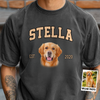 Custom Dog Photo Vintage Style Comfort Shirt For Dog Mom Dog Dad CH07 180060
