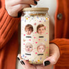 Custom Photo Dear Mom Great Job We're Awesome Thank You Glass Can With Lid HO82 893660