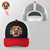 Custom Dog Cat Photo Retro Vintage Trucker Hat TH10 170265