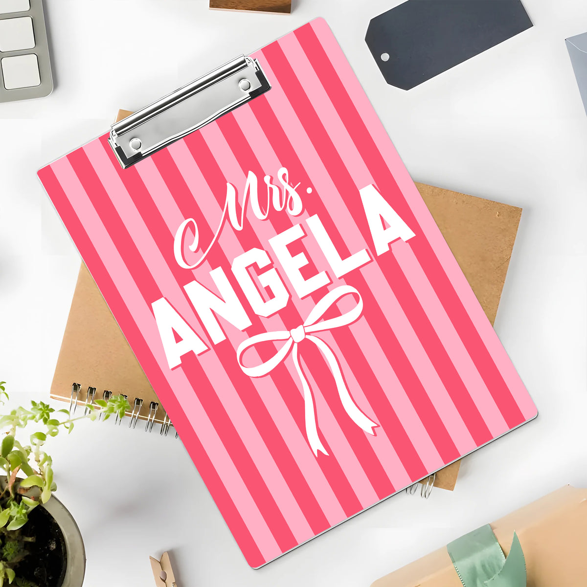 Custom Name Teacher Clipboard, Personalized Acrylic Paper, Appreciation Gift HO82 902906