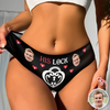 Custom Photo His Lock Underwear, Valentine's Day Birthday Gift for Her HA75 898750