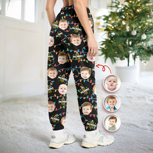 Custom Photo Best Mommy Daddy Ever Sweatpants Christmas Gift CH07 896364