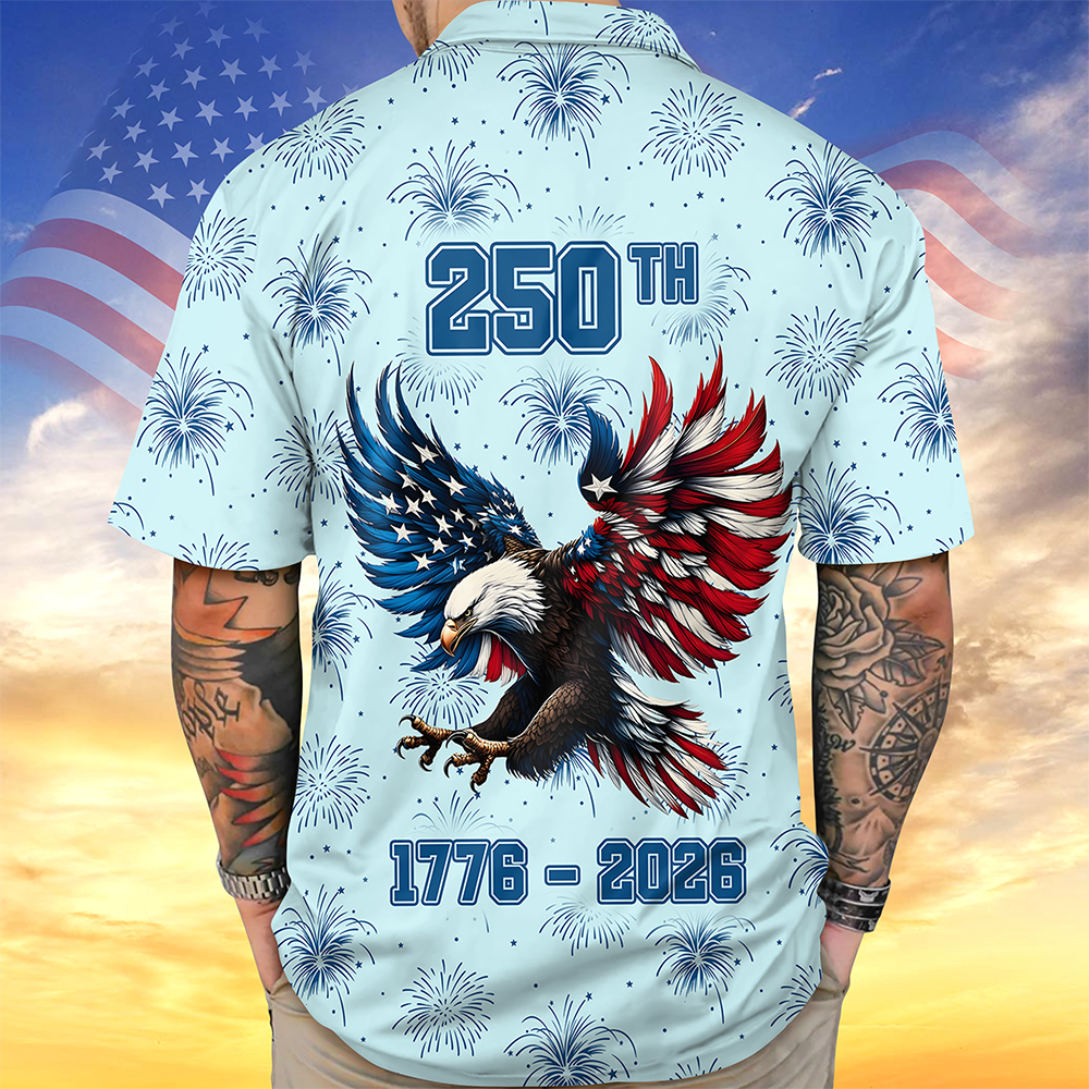 America 1776 - 2026 250 Years Eagle Hawaii Shirt TH10 169637