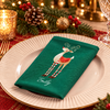 Personalized Reindeer Reusable Cotton Napkin Christmas Decor HA75 919386