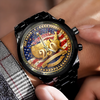 Custom Name America 250th Anniversary 1776 - 2026 Patriotic Wrist Watch CH07 911166