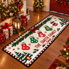Personalized Custom Family Name Stocking Christmas Runner Rug TH10 171095