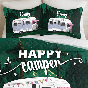 Life Is Better At The Campsite Personalized Quilt Bedding Set LM32 897291