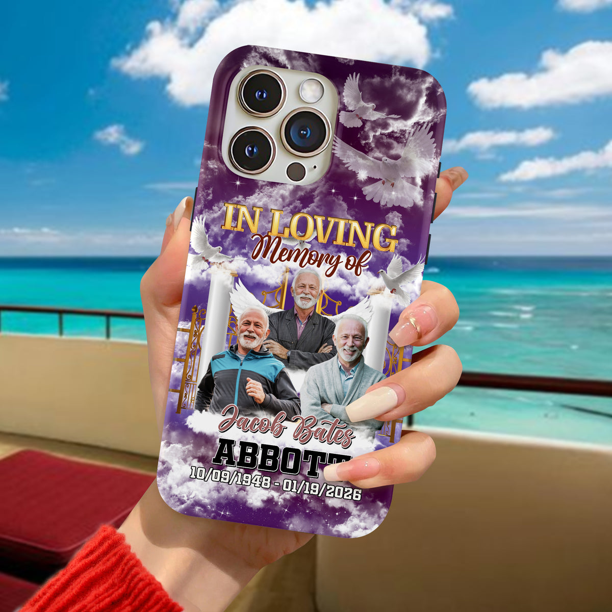 Custom Photo In Loving Memory Of Memorial Phone Case HA75 920986