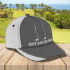 Personalized Best Dad By Par Golf Classic Cap LM32 893491