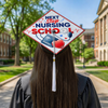 Custom Name Next Stop Nursing School Graduation Cap Topper LM32 899335