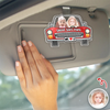 Custom Kids Photo Drive Safe Visor Clip Car Father’s Day Gift for Dad, Grandpa HA75 921172