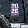 Custom Name Graduation Celebration 2026 Car Window Decal Sticker TH10 898495