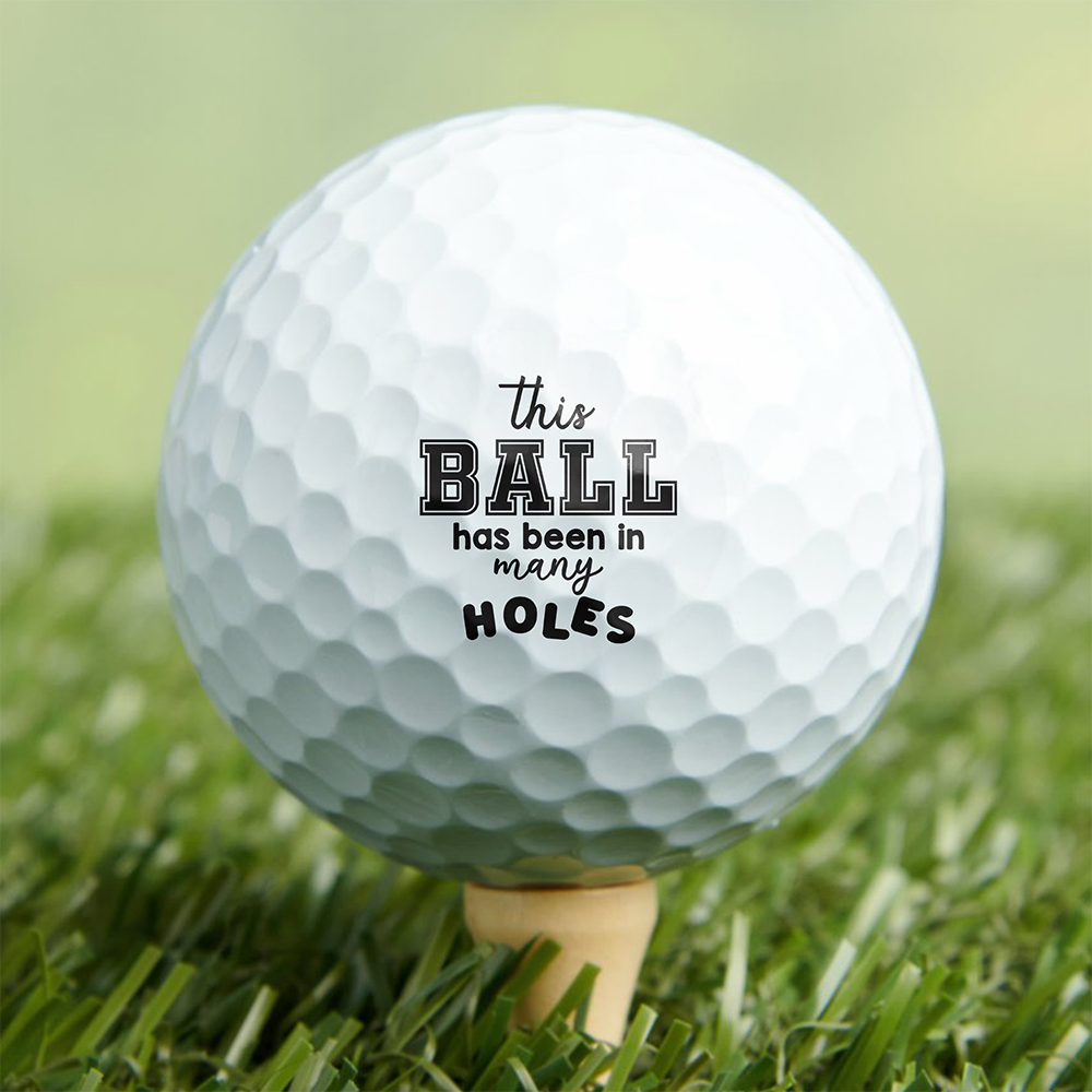 This Ball Has Been In Many Holes Golf Ball Stamp Box TH10 169619