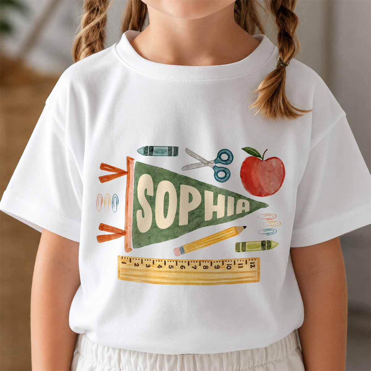 Custom Name Back to School Kids Shirt – Cute Back to School Gift for Boys & Girls TH10 170211