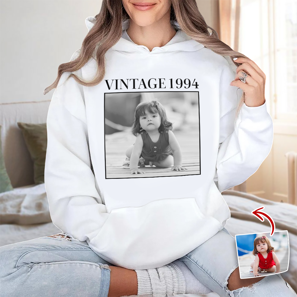 Custom Photo and Year Birthday Vintage Bright Shirt HA75 897506