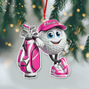 Personalized Golf Christmas Acrylic Ornament Gift for Golf Lovers TH10 171151