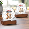 Custom Dog Cat Photo Life Would Be Boring Without Me Round Acrylic Frame Block TH10 894061