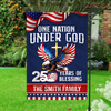 Custom Family Name 250 Years of Blessing America Garden Flag LM32 899011