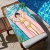 Custom Funny Photo Beach Towel Summer Holiday Gift CH07 895802