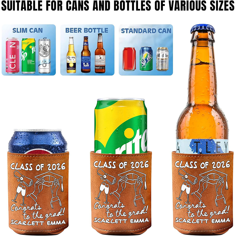 Custom Name Class Of 2026 Can Cooler Holder TH10 169657