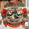 Custom Photo Merry Huntmas, Personalized Ugly Sweater Christmas Hunting Gifts HA75 919616