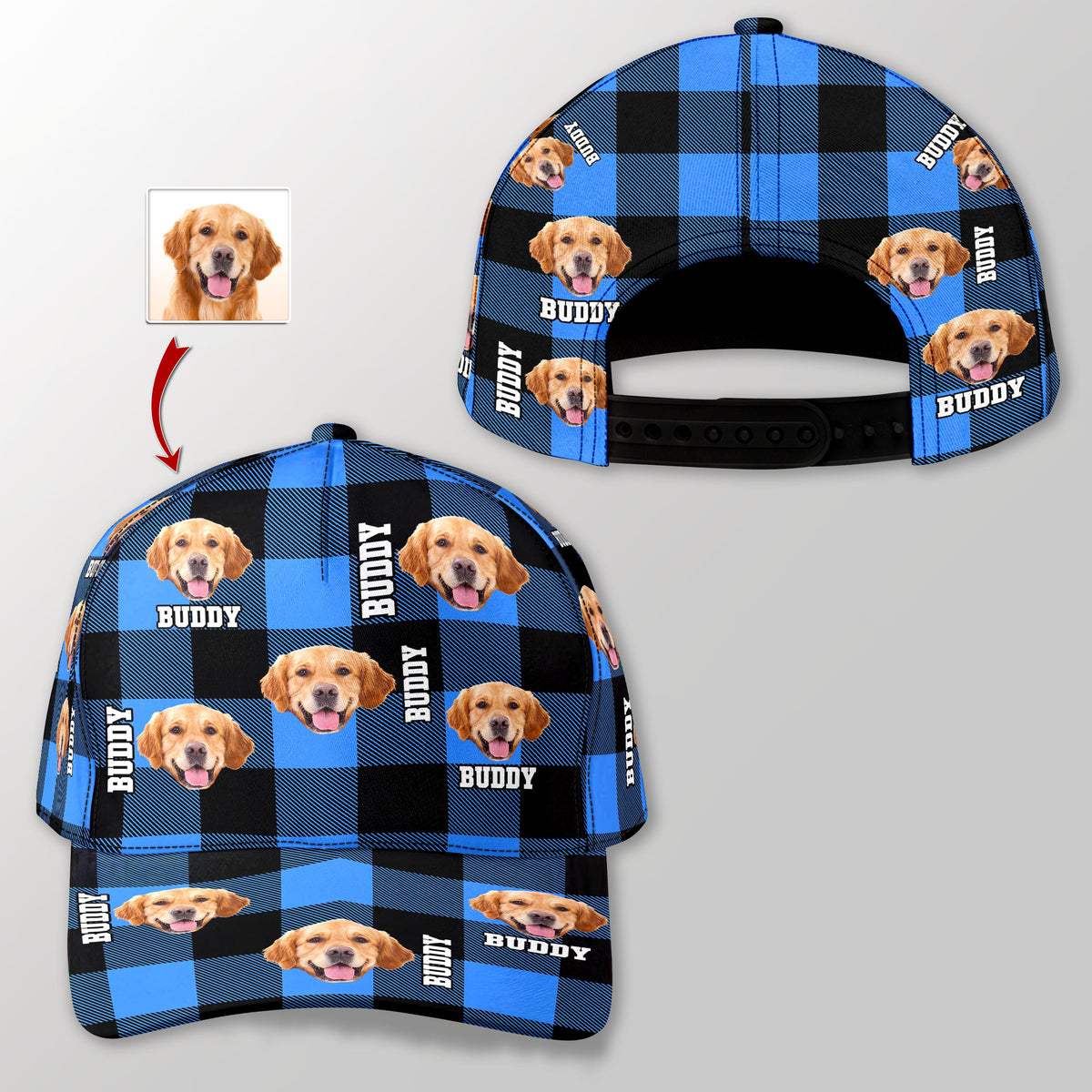 Custom Photo Name Dog Cat Classic Cap TH10 894367