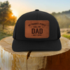 Custom Name My Favorite People Call Me Daddy Leather Patch Hat HO82 902302