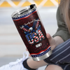 Custom Name Faith, Family & Freedom America 250 Years Anniversary Fat Tumbler 1776–2026 CH07 910590
