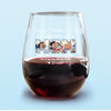 Custom Photo Happy Mother's Day & 250 Years Of America To My World Wine Glass HO82 902138