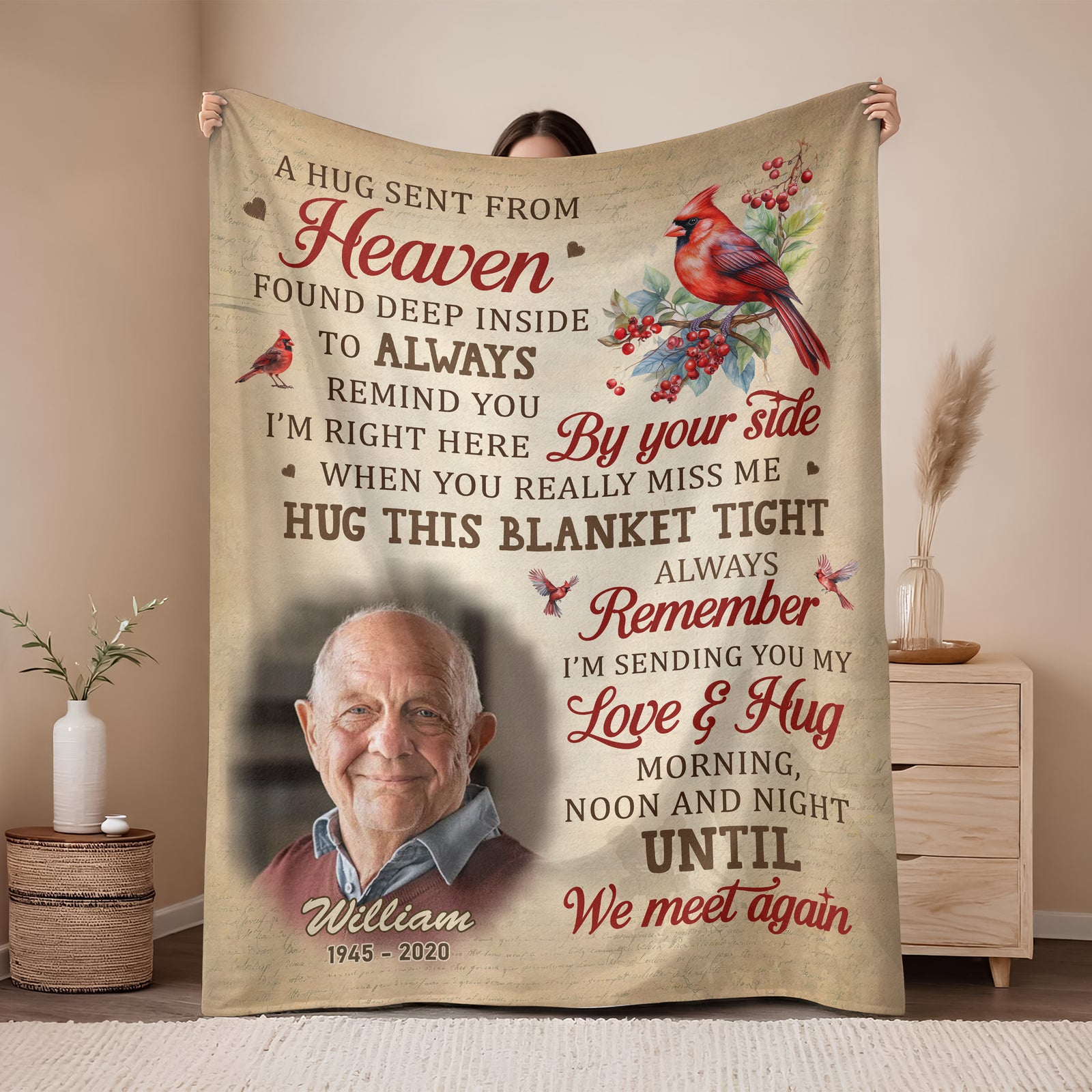 Custom Photo The Spirit Lives On Forever Blanket LM32 893989