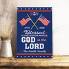 Personalized Patriotic 250 Years of Christian Canvas Poster HO82 901474