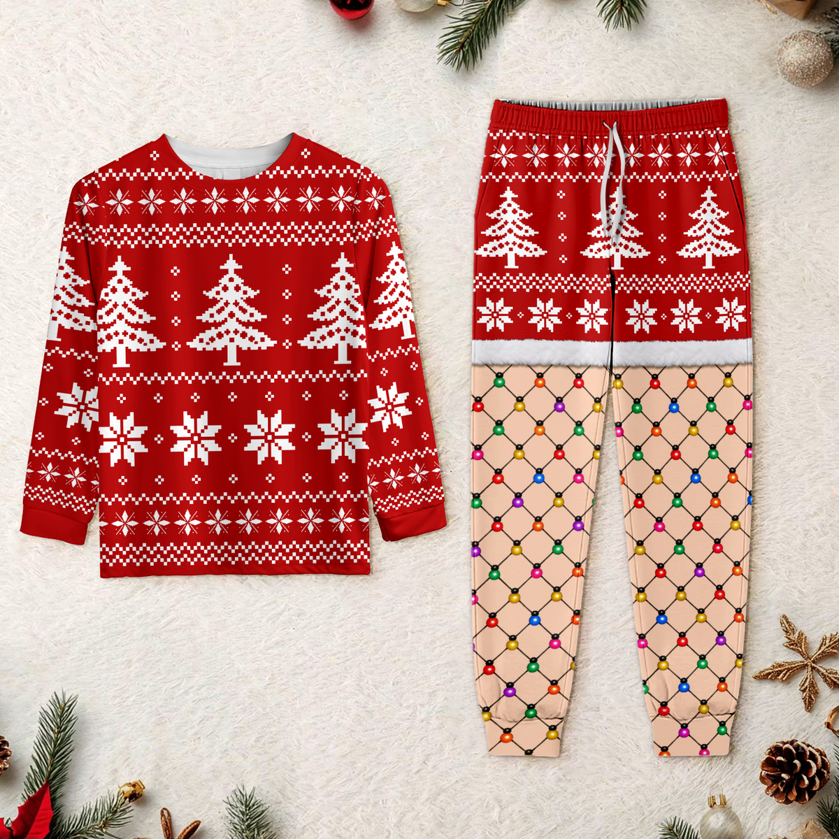 Personalized Funny Christmas Sleepwear Christmas Party Outfit TH10 171289