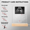 Personalized Ultrasound Photo Acrylic Plaque LED – Custom Baby Sonogram Night Light for Mom, Pregnancy Announcement Gift LM32 669513