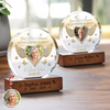 Custom Photo I Love You Forever Memorial Round Acrylic Frame Block HA75 898014