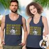 Personalized Vintage Photo Best Dad Mom Ever Tanktop CH07 911704