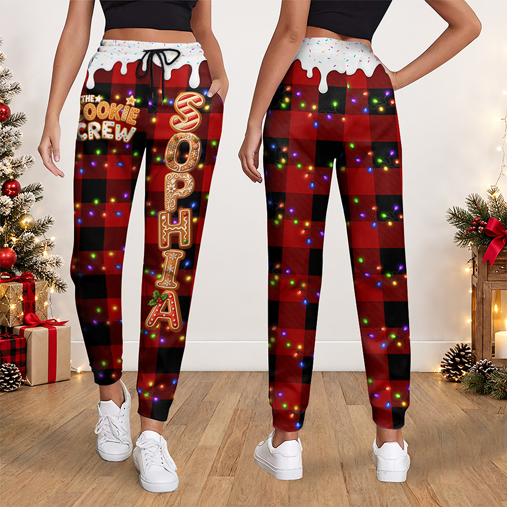 Personalized Custom Name The Cookie Crew Sweatpants For Family TH10 170809
