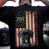 Upload Photo Best Dog Dad Ever, Best Cat Dad Ever Dog Cat Shirt, US Flag Back Shirt HA75 921406