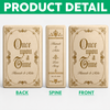 Personalized Vintage Once Upon A Time Wedding Ceramic Book Vase Wedding Gift CH07 180404