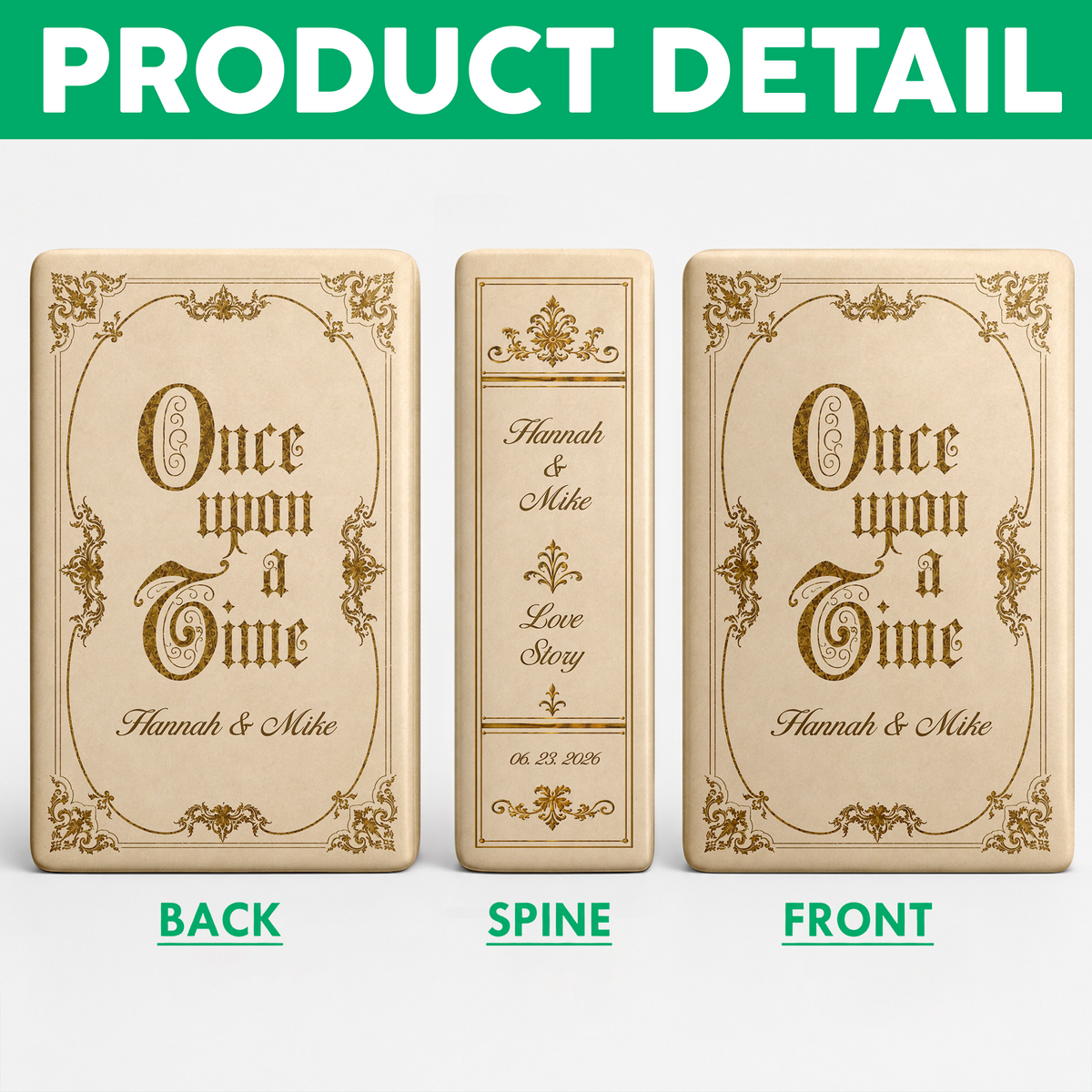 Personalized Vintage Once Upon A Time Wedding Ceramic Book Vase Wedding Gift CH07 180404