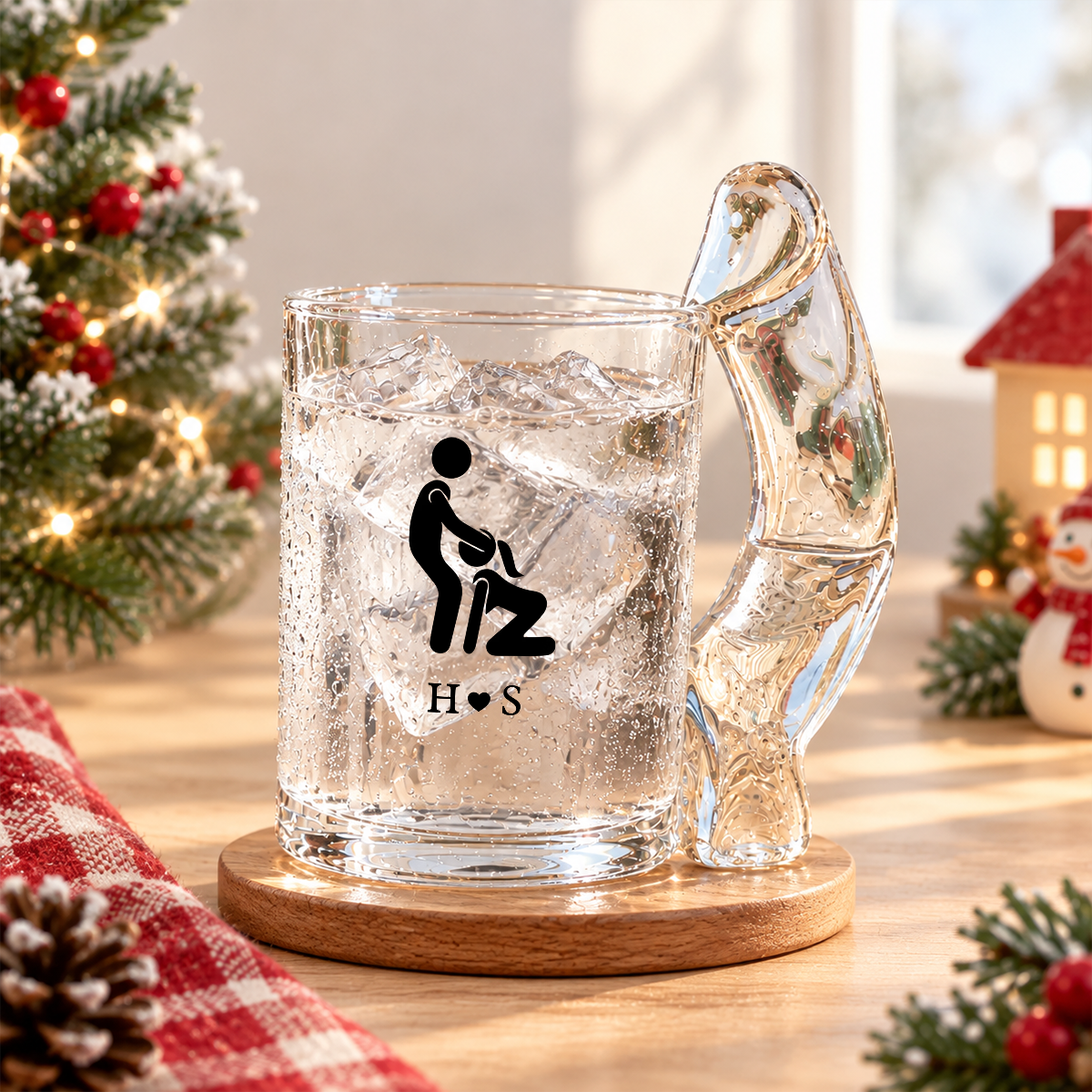 Personalized Thanks For All The Orgasms Naughty Glass Mug CH07 180634