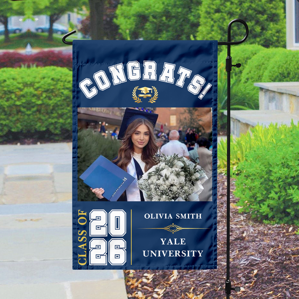 Personalized Congrats Class Of 2026 Garden Flag TH10 169171