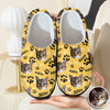 Custom Photo Cat Faces Slippers, Unique Funny Gift HA75 892972