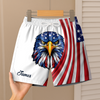 Custom Name America Pride 250 Years Anniversary 1776–2026 Eagle Kid Beach Short TH10 169403