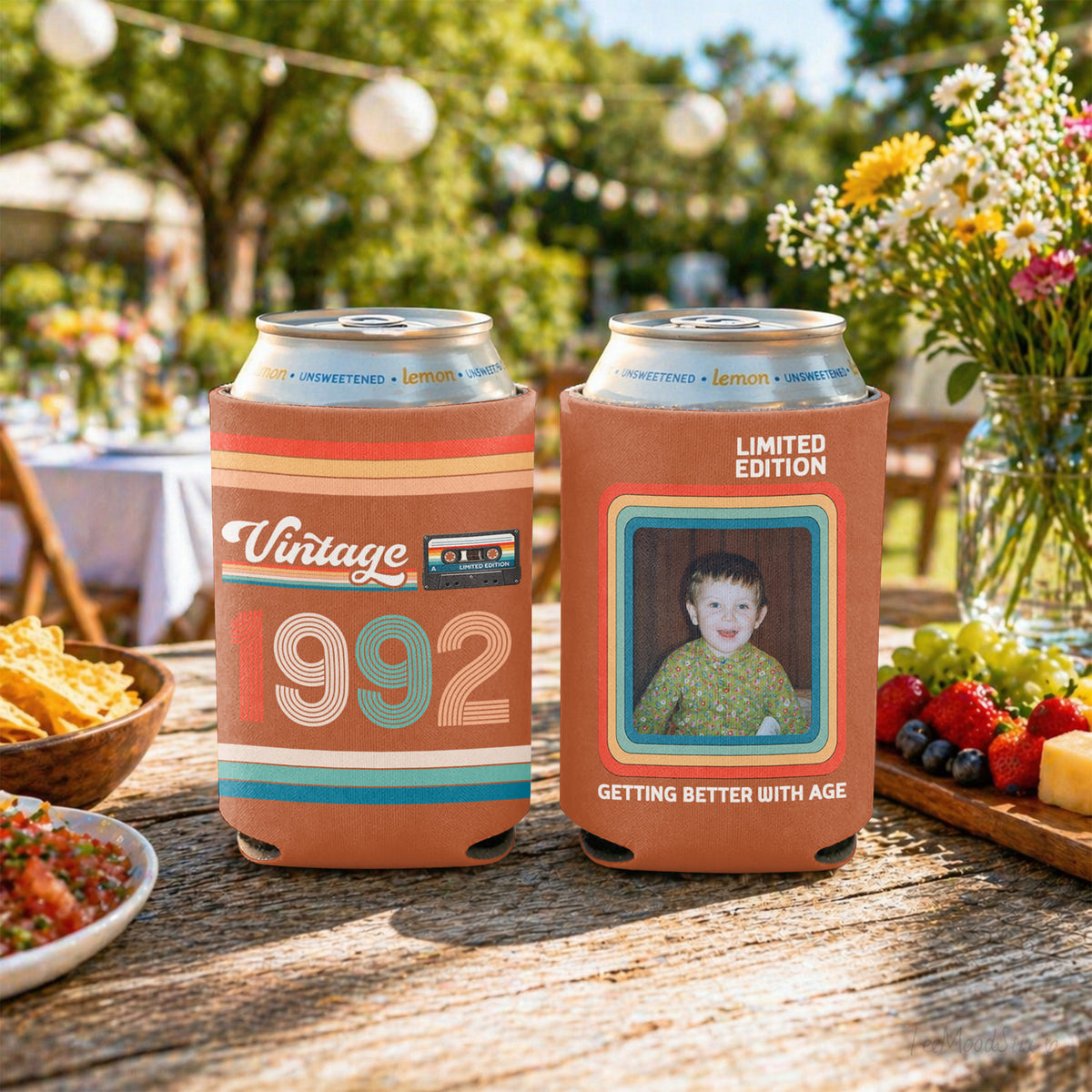 Custom Photo Getting Better With Age Can Cooler - Personalized Birthday Gift LM32 899903