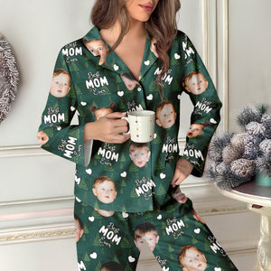 Custom Face Cute Best Dad Ever Christmas Pajamas LM32 895747