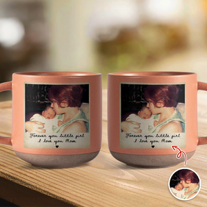 Custom Photo I Love You Daddy/Mommy Pottery Mug Gift For Family CH07 910196
