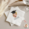 Custom Photo Childhood Look Who's Graduated Napkins - Personalized Graduation Party Decor CH07 911286