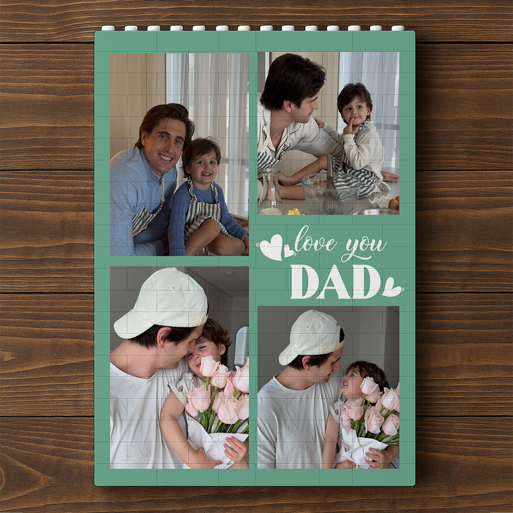 Custom Photo Custom Love You Dad/Mom Building Block CH07 910730