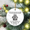 Custom Dog Photo No Longer By My Side Forever In My Heart Memorial Ceramic Ornament HO82 903612