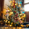 Personalized Fishing Rod Christmas Acrylic Ornament, Fisher Xmas Keepsake Gift HA75 919540